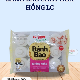 BÁNH BAO CHAY HOA HỒNG LC 12C 300G