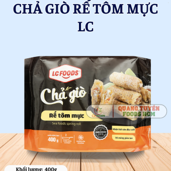 CHẢ GIÒ RẾ TÔM MỰC LC 20C 400G