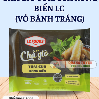 CHẢ GIÒ TÔM CUA RONG BIỂN 400G