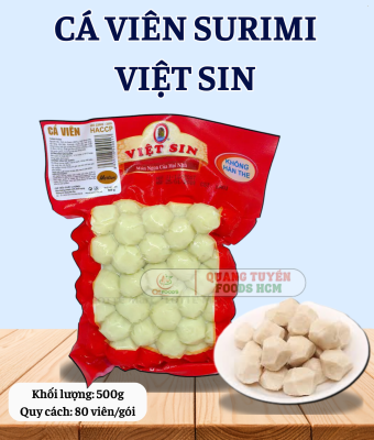 CÁ VIÊN SURIMI VIỆT SIN 160V 500G 