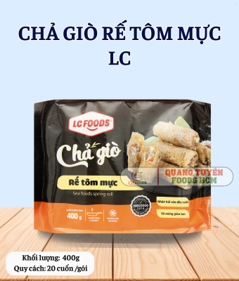 CHẢ GIÒ RẾ TÔM MỰC LC 20C 400G