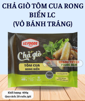 CHẢ GIÒ TÔM CUA RONG BIỂN 400G