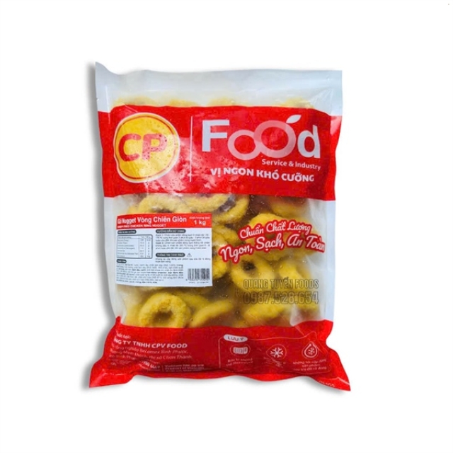 GÀ NUGGET HÌNH VÒNG CP 65V 1KG 